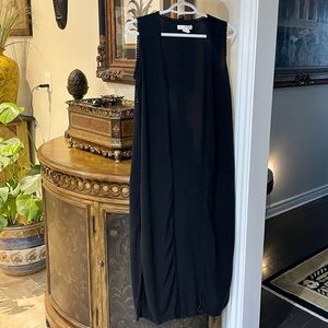 H&M Open Front Long Vest with Two Side Slits